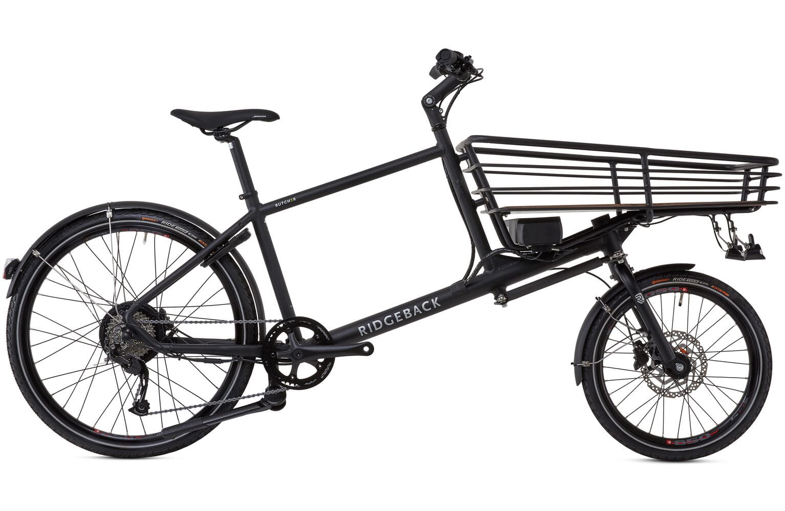 Butcher and store bicycles